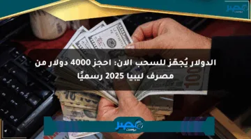 الدولار يُجهّز للسحب الآن: احجز 4000 دولار من مصرف ليبيا 2025 رسميًا
